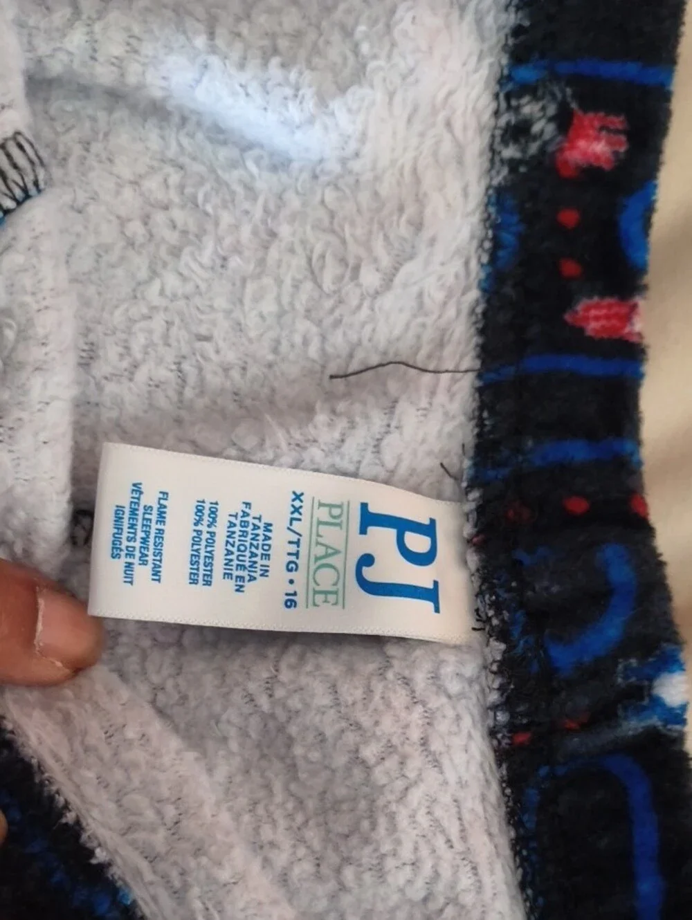 Blue Plaid Kids Pajama Top - Soft Fleece